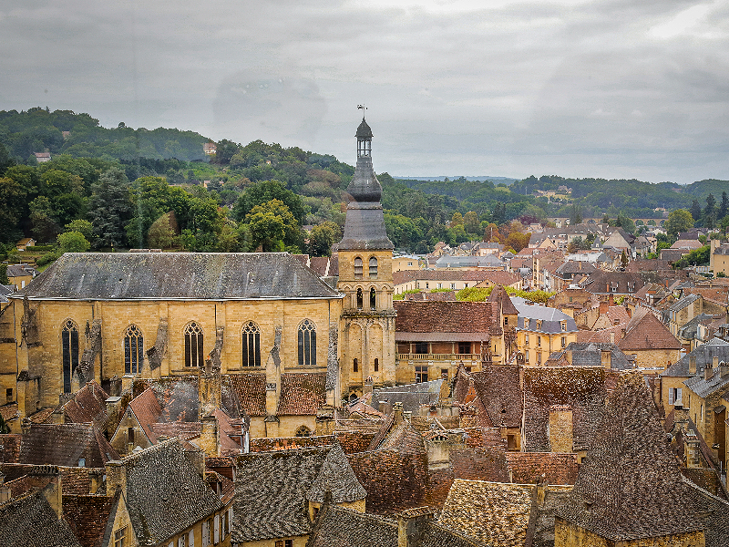 Uitzicht over de stad Sarlat-la-Canéda