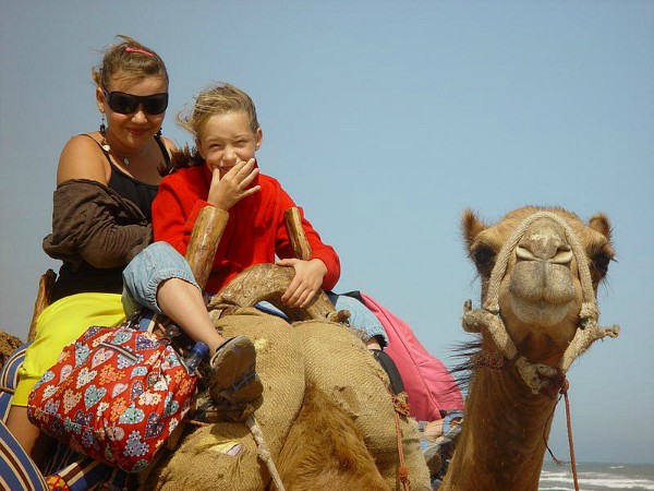 rijden op een kameel