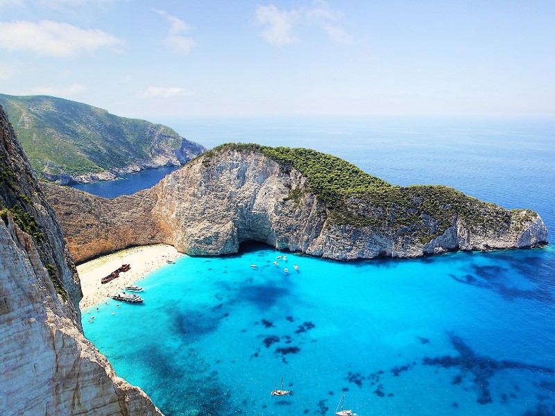 Het beroemde scheepswrak op Zakynthos