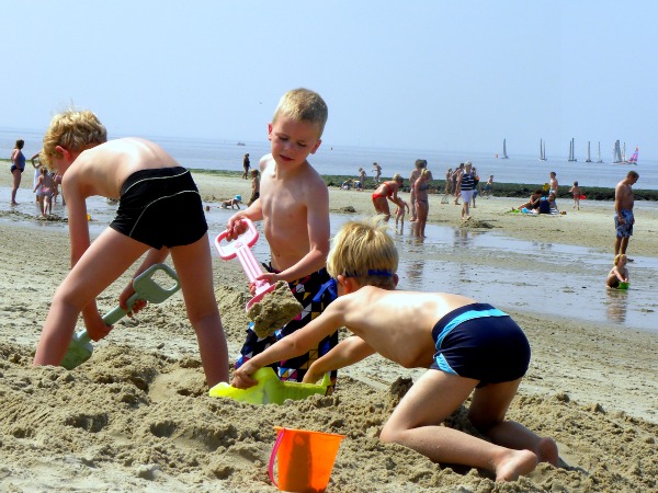 Lekker scheppen op het Hollandse strand