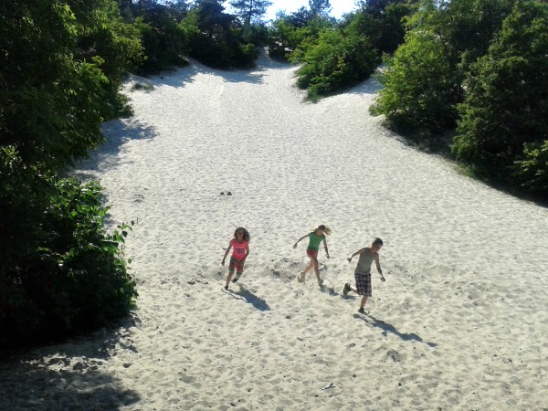 Rennen van de Schoorlse duinen in Noord Holland