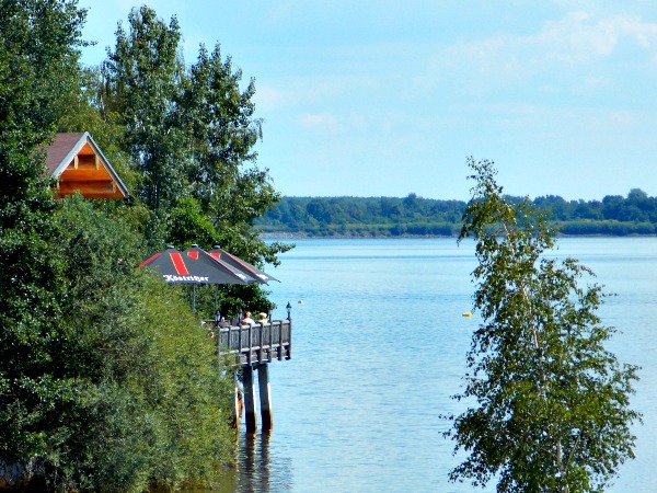 Prachtig plekje aan de Senftenberger See in Oost-Duitsland