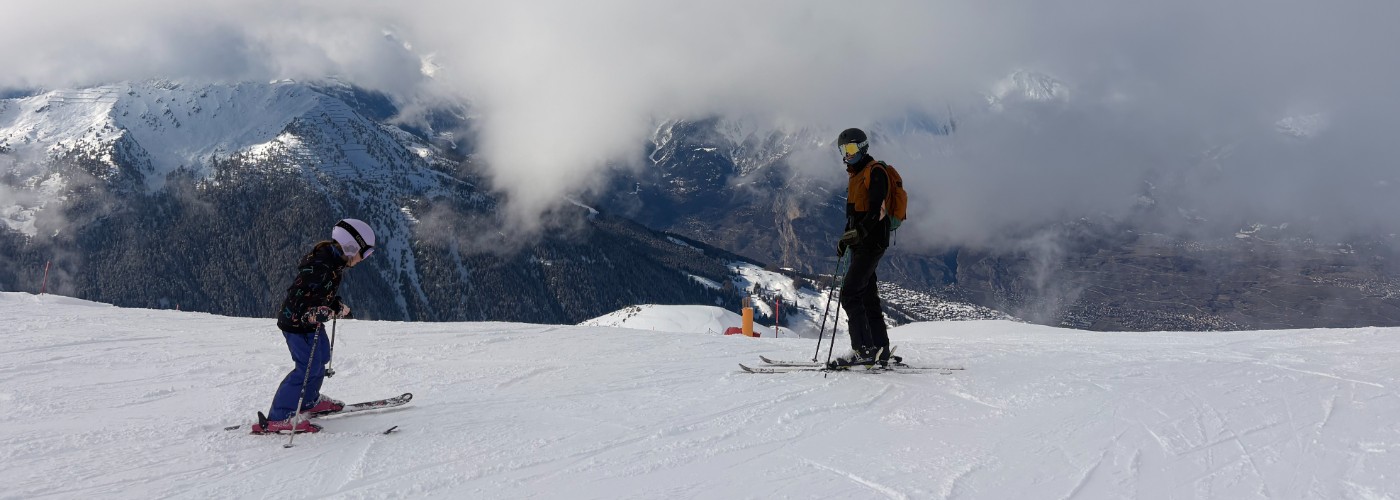 Jesper met Bobbie op de piste in Nendaz