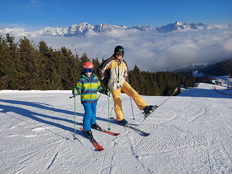 Dauwtrappen op de piste....hoe gaaf is dat?