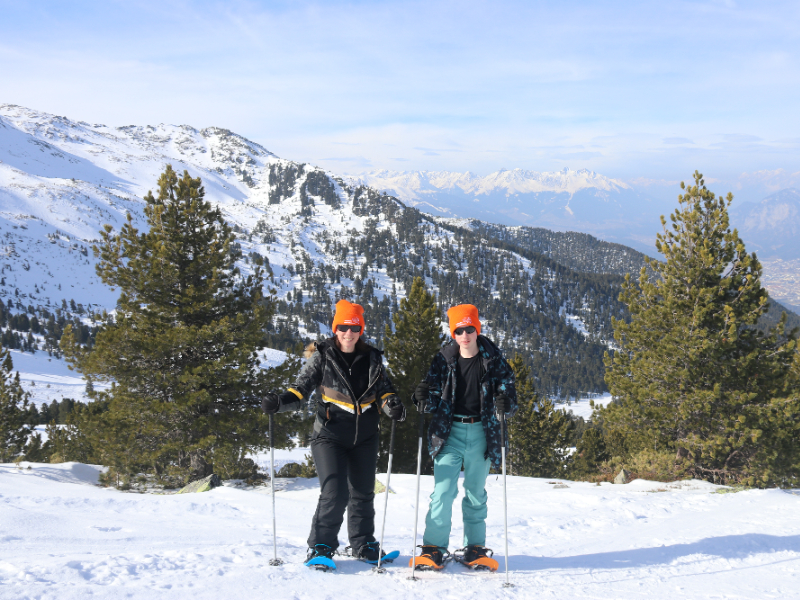 Sneeuwschoenwandelen....leuke activiteit om wat meer van de omgeving te zien