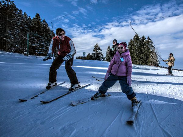 Het Metabief skigebied in de Jura