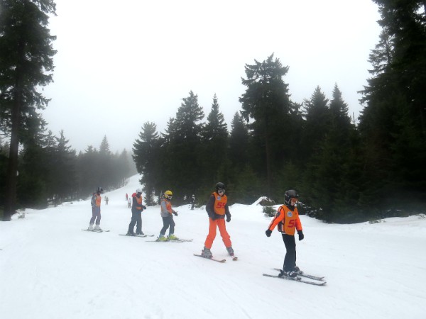 Skiklasje met Zeb en Tycho in Klinovec