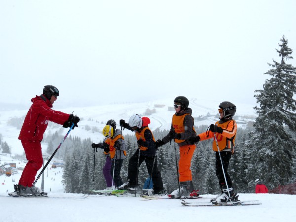 Kids krijgen skiles in Klinovec