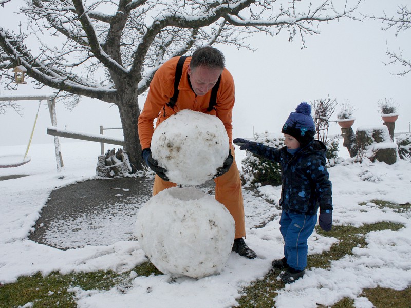 sneeuwpret na het skien!