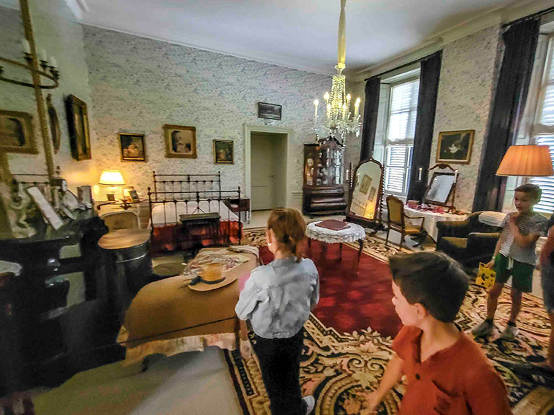 Slaapkamer in het Kasteel Rosendael