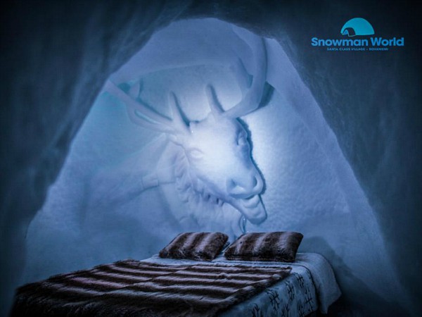 Snowman hotel in Finland, hotelkamer