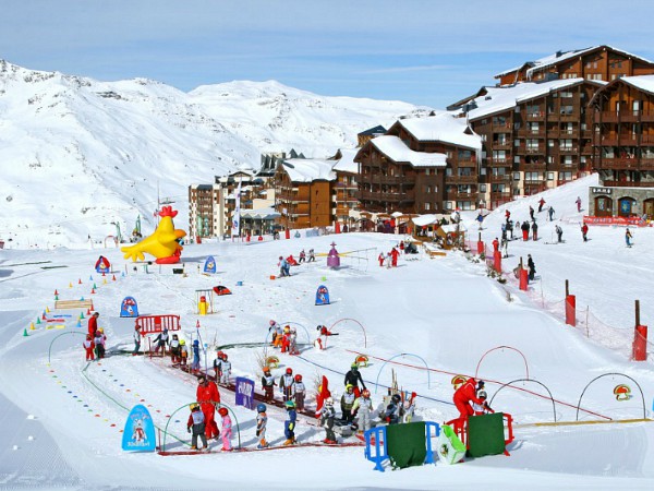 Kinderpiste in Val Thorens