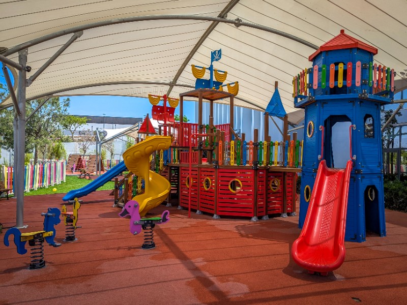 Speeltoestel bij de kinderopvang