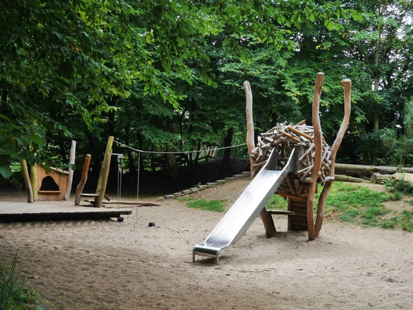 Speeltuintje in het Provincie domein Kessel-Lo bij Leuven