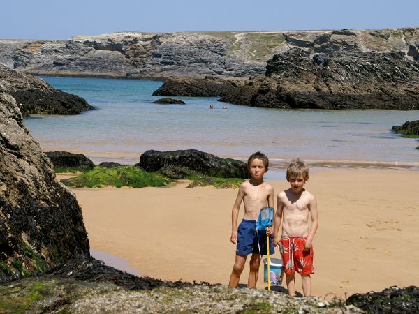 Strand bij Belle Ile en Mer, Bretagne