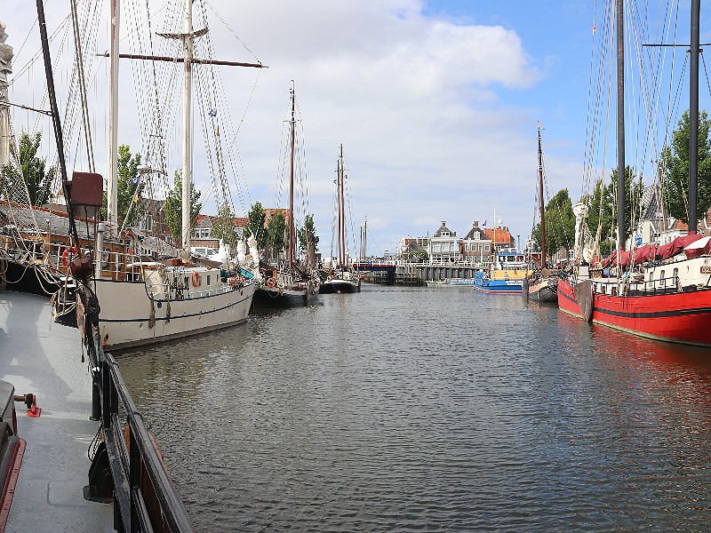 De haven van Harlingen: begin- en eindpunt van onze reis
