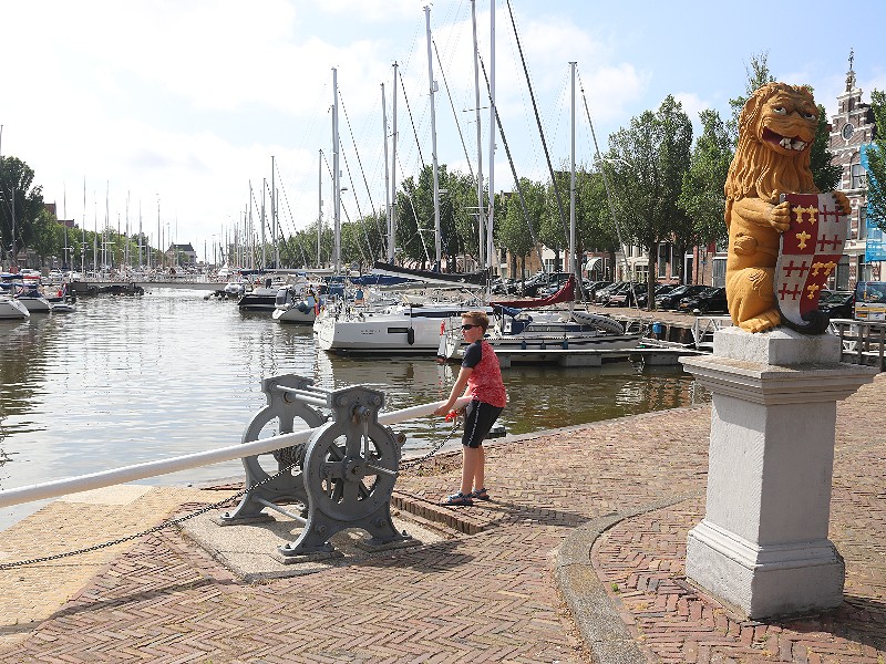 De jachthaven in Harlingen