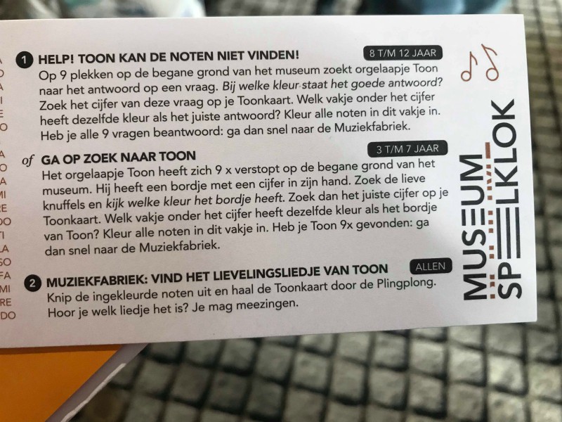 De speurtocht voor kinderen