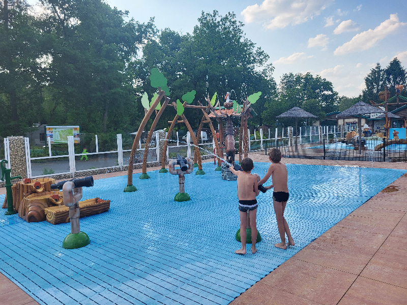 Waterpret bij Spraypark Camping de Pampel