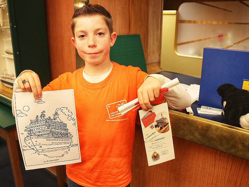 Speciale Kids Check-in op het ss Rotterdam!