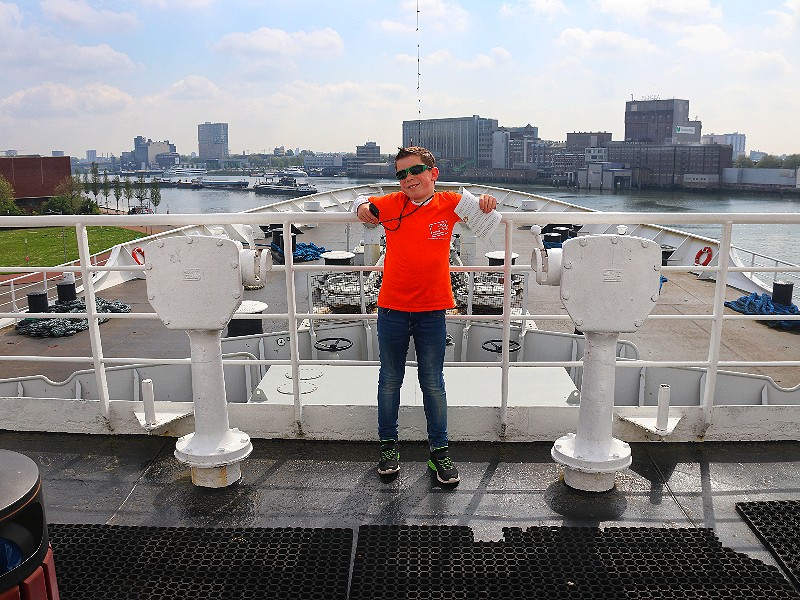 Mark op de brug