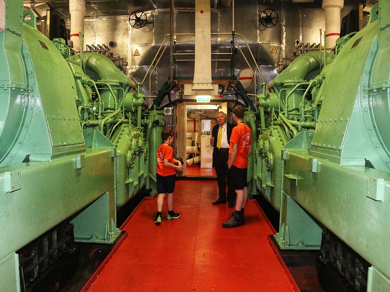 Rondleiding door de machinekamers
