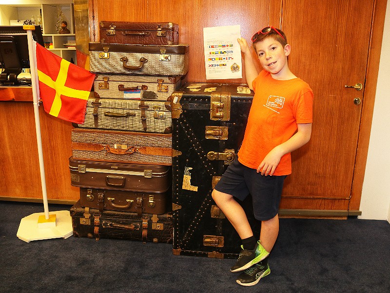 De vlaggenspeurtocht op het ss Rotterdam