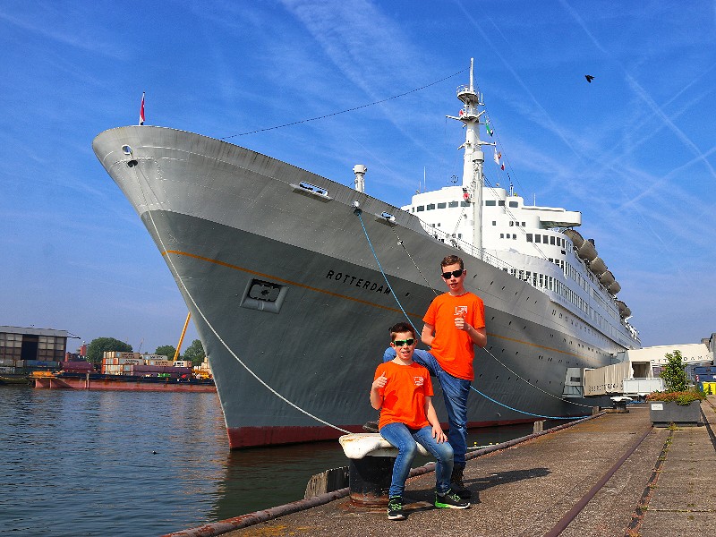 De ss Rotterdam....ons optrekje tijdens het Hemelvaartweekend!