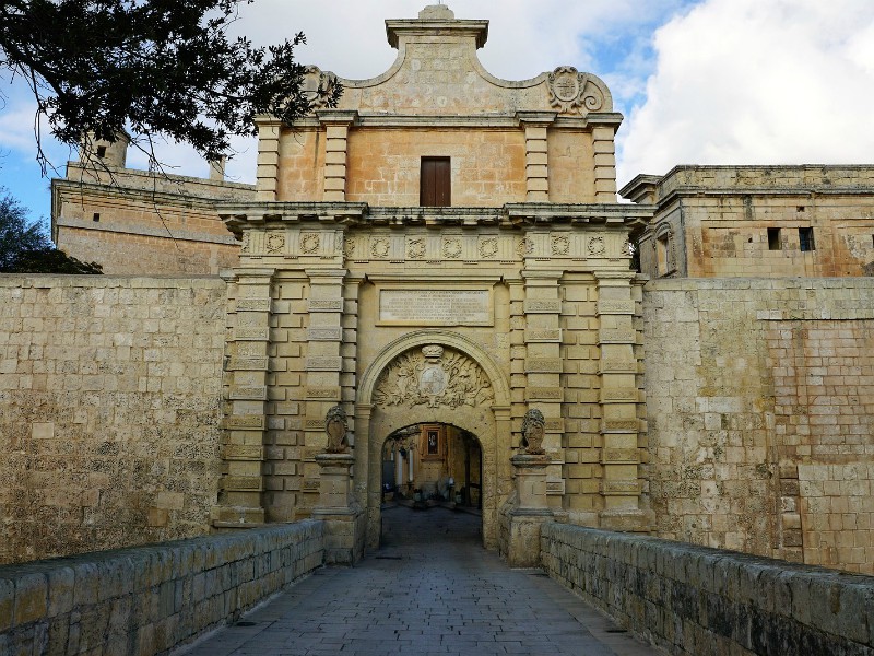 De stadspoort van Mdina