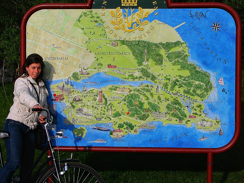 Stockholm kun je ook perfect per fiets verkennen!