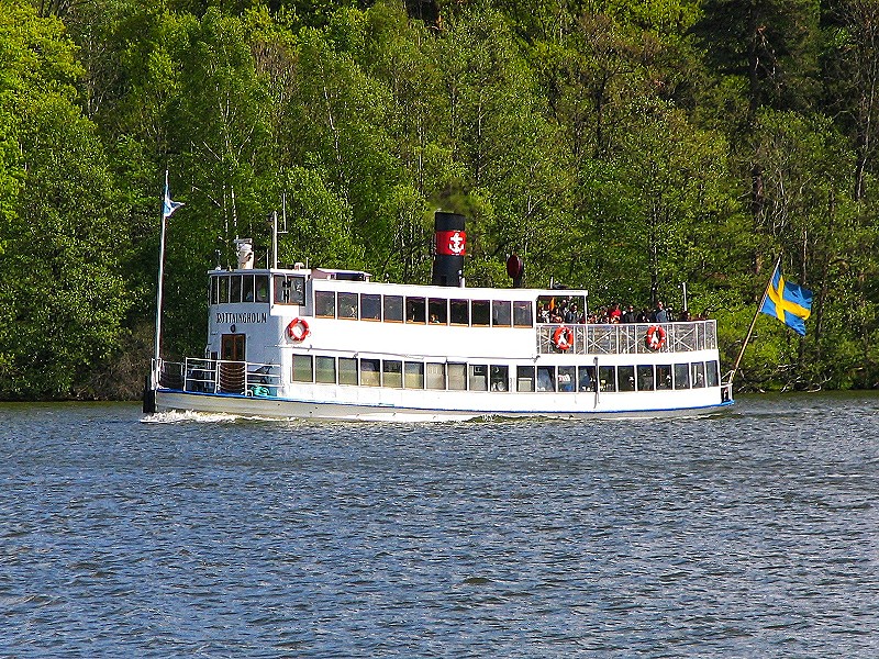 Met de stoomboot naar Drottningholm Paleis