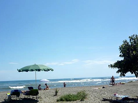 Het strand bij Aléria