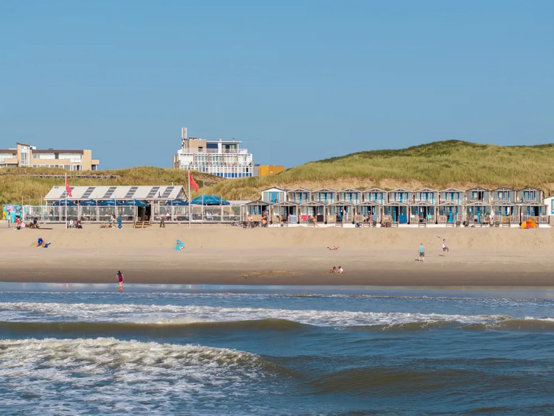 De strandhuisjes bij Wijk aan Zee