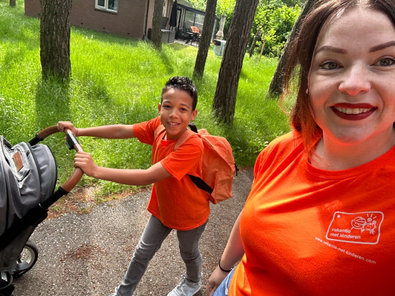 Gezellig met zn allen op pad