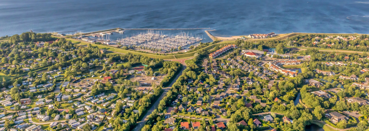 Uitzicht over Port Greve in Zeeland