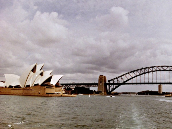 Sydney Opera House, foto uit 1996 toen wij in Australië waren