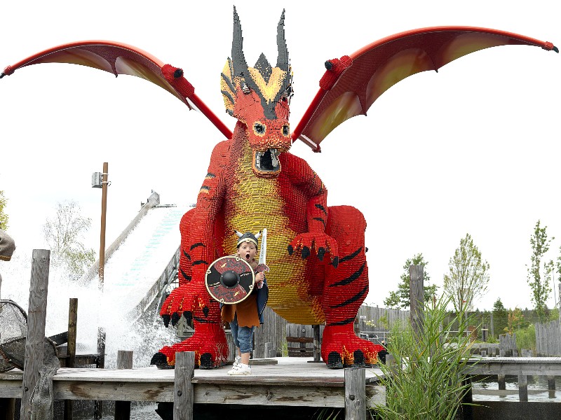 Draak in Legoland