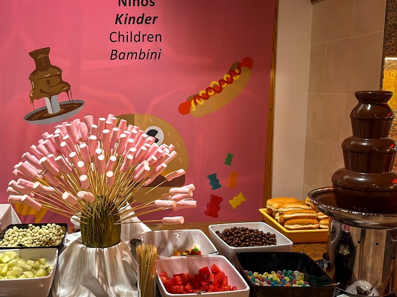 Thema-corner restaurant voor kinderen