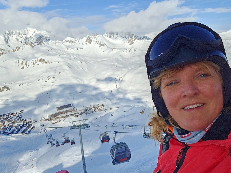 Sabine in Tignes