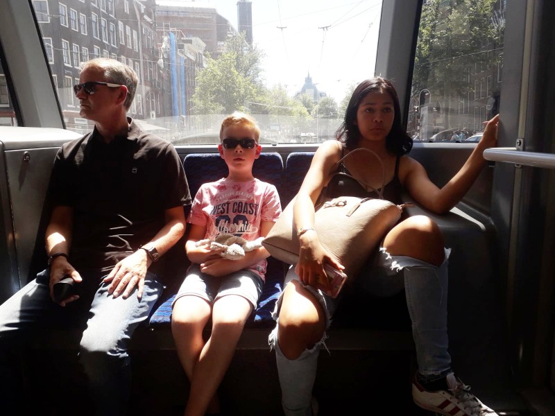 Voor de eerste keer met de tram mee