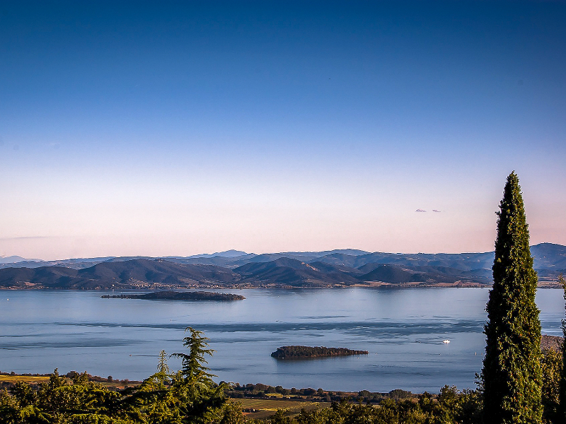 Het meer van Trasimeno