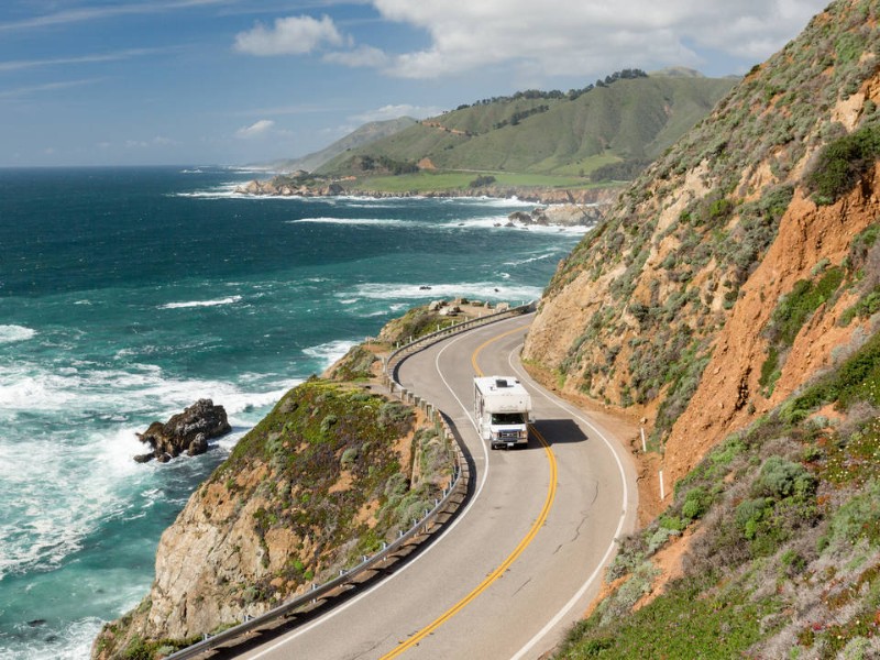 camperreis in californie
