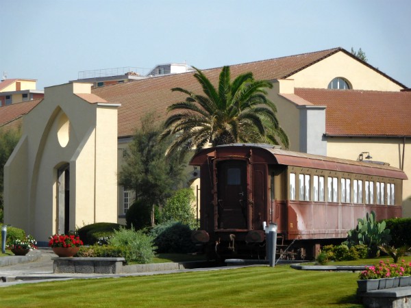 Het trein museum in Napels