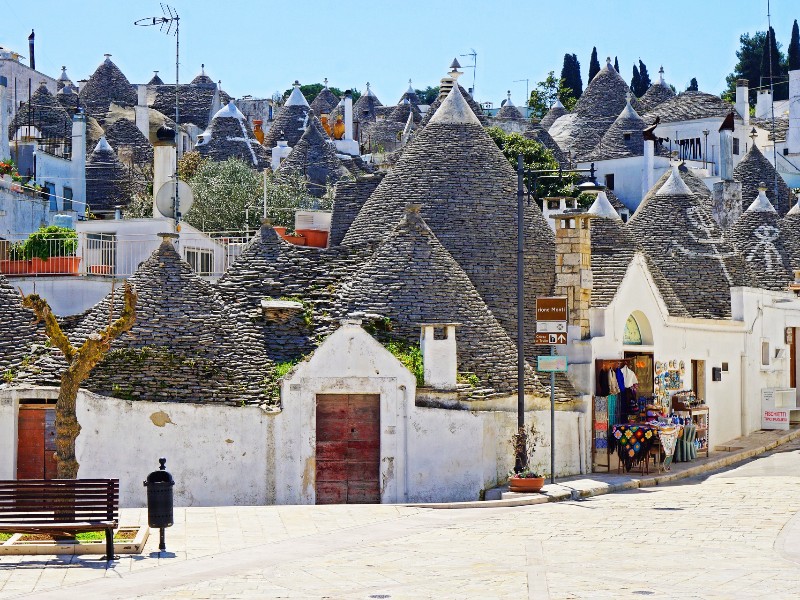 Trulli huisjes in Alberobello