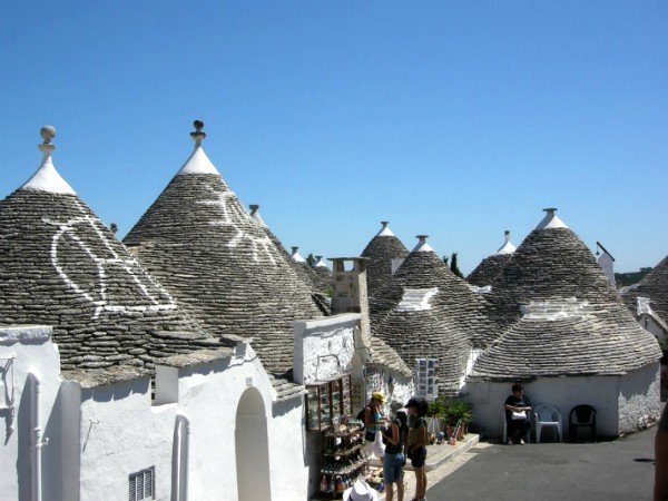 Trulli huisjes in Puglia