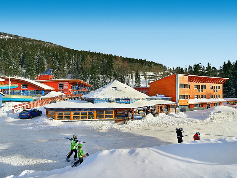 Het kindvriendelijke wintersporthotel Hotel Aqua Park in Spilndruv Mlyn 