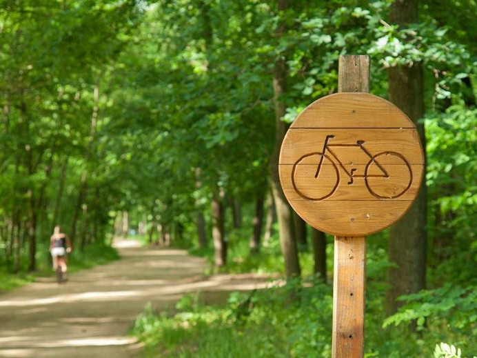 Fietspad bordje Rügen