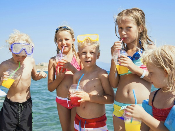 TUI gezinsvakanties kinderen op het strand