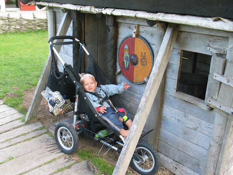 Tycho als baby in Denemarken