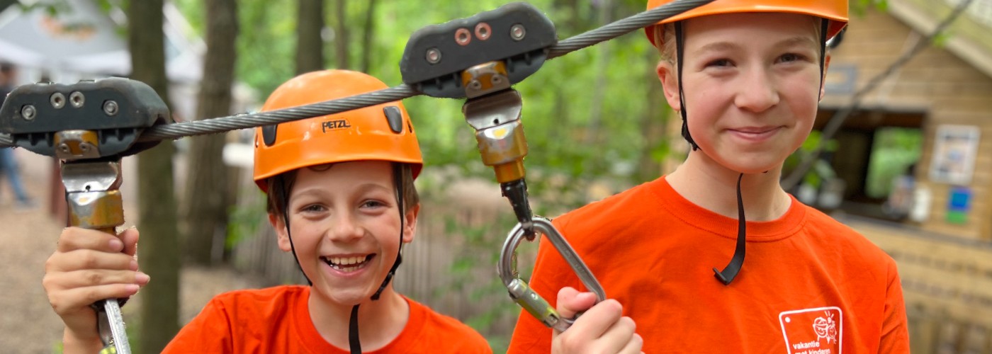 Een uitje met kinderen in een klimpark, zoals hier in Klimrijk, is altijd goed!